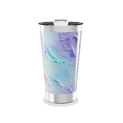 Copo Térmico - Efeito Marmorizado Pastel