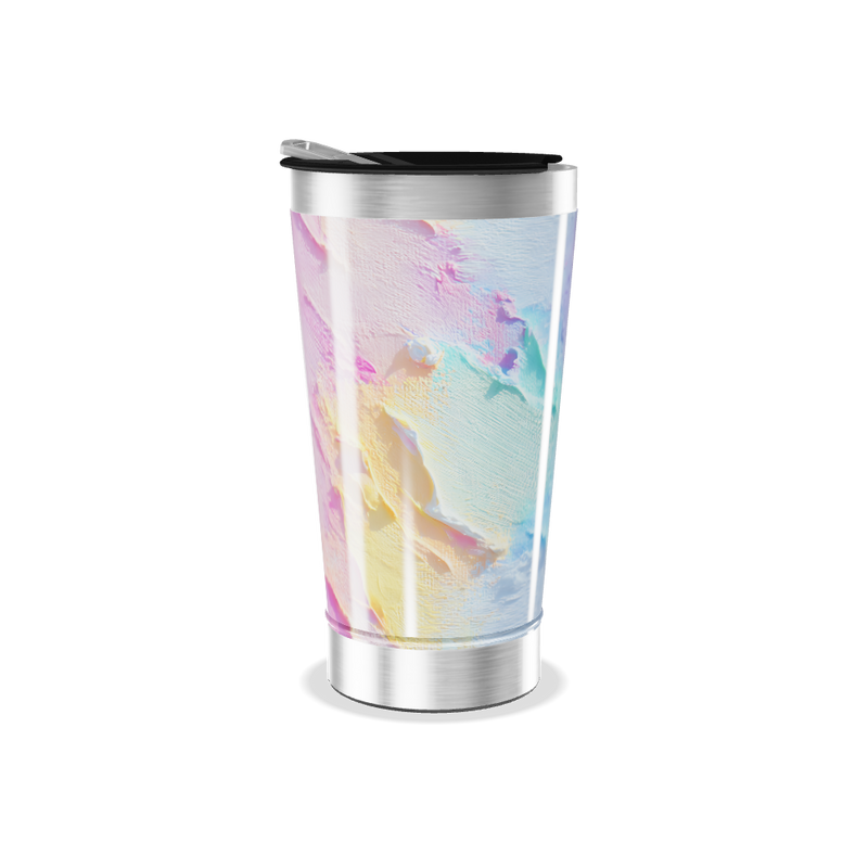 Copo Térmico - Efeito Marmorizado Pastel