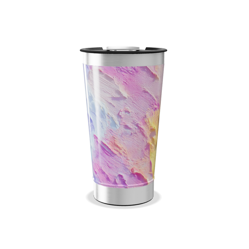 Copo Térmico - Efeito Marmorizado Pastel