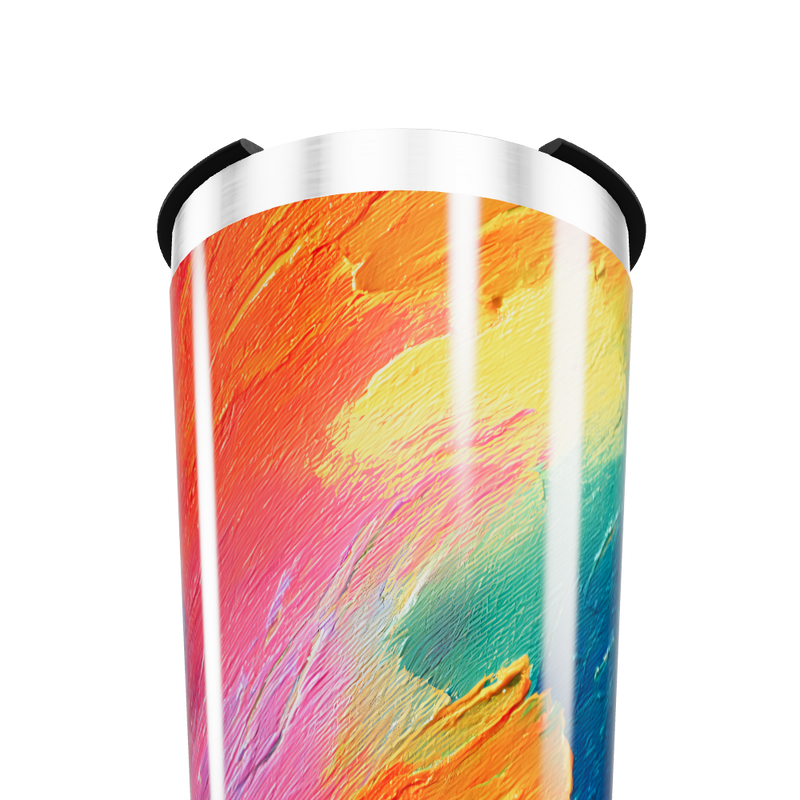 Copo Térmico - Estampa Abstrata Colorida