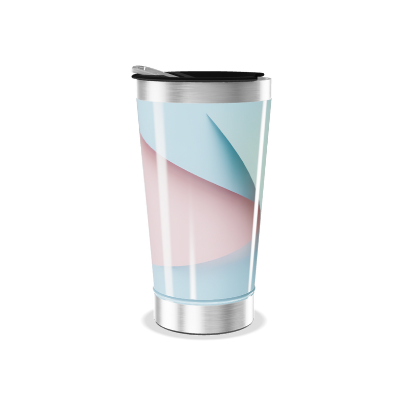 Copo Térmico - Estampa Pastel Aço Inox
