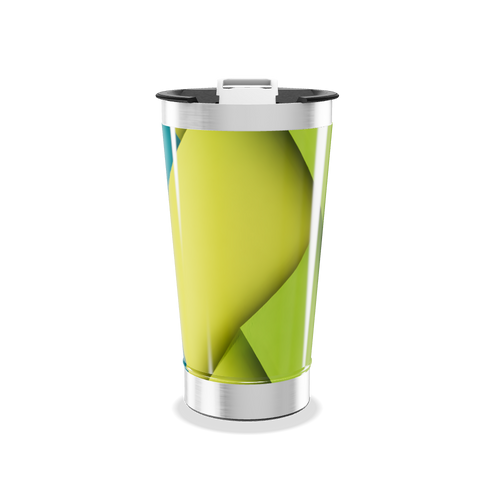 Copo Térmico - Verde com Grafismo