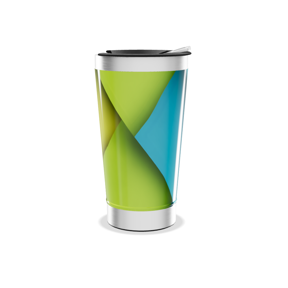 Copo Térmico - Verde com Grafismo