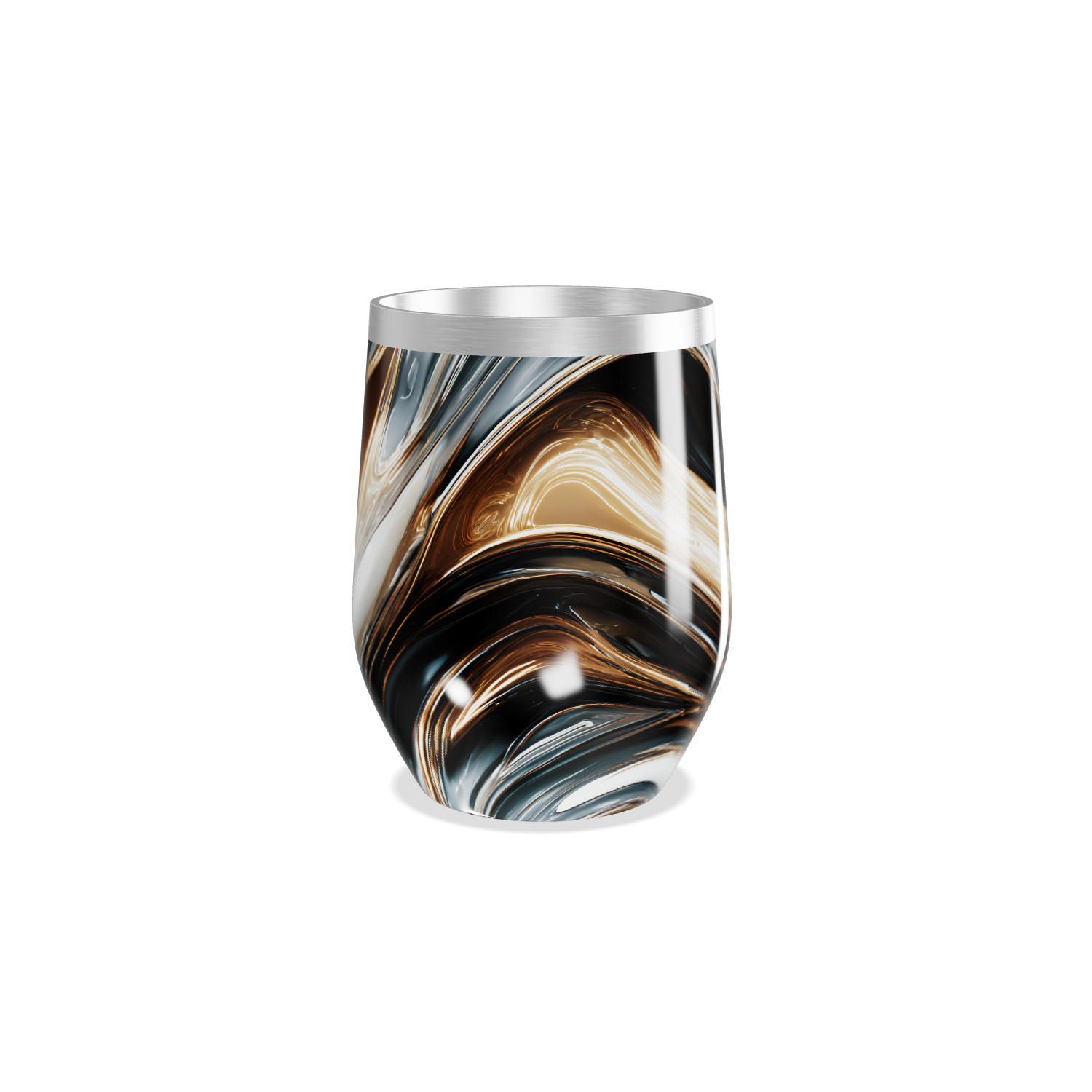 Copo Térmico Slim - Mármore Acrílico