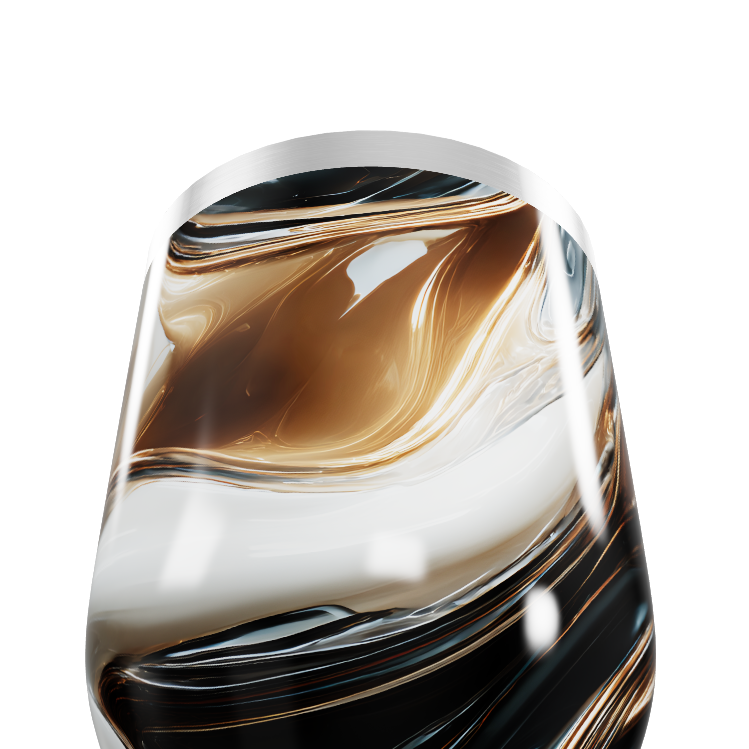 Copo Térmico Slim - Mármore Acrílico