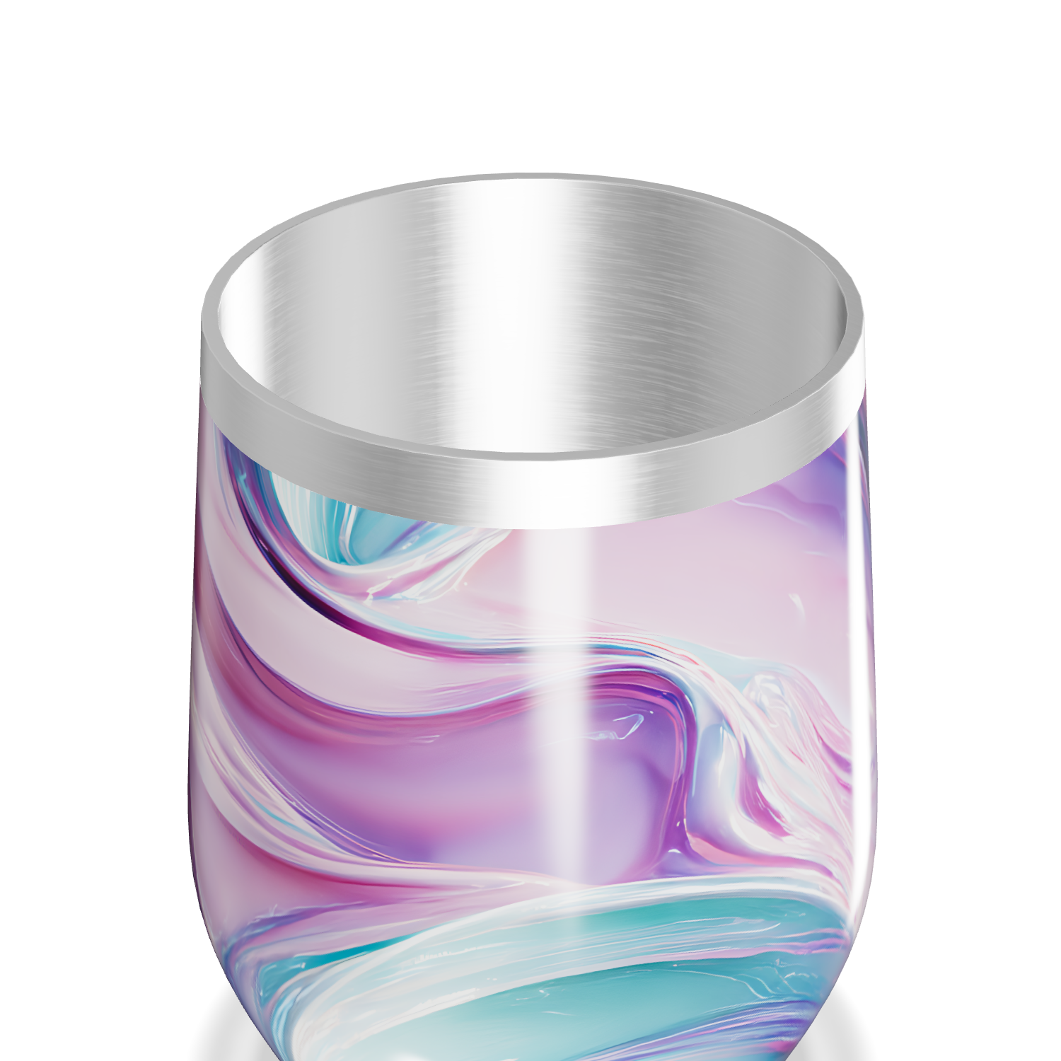 Copo Térmico Slim - Marmorizado Multicolorido