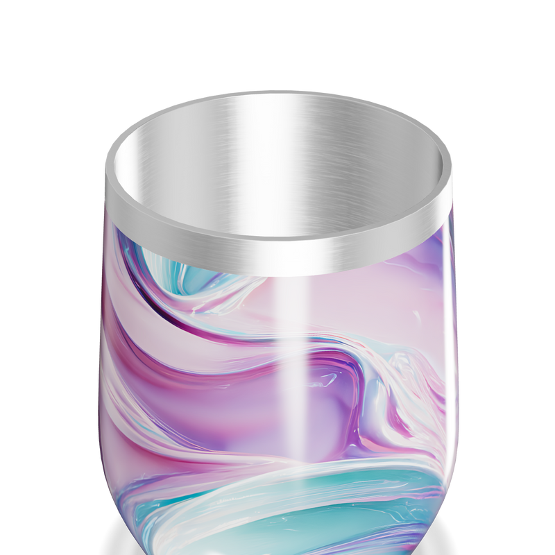 Copo Térmico Slim - Marmorizado Multicolorido