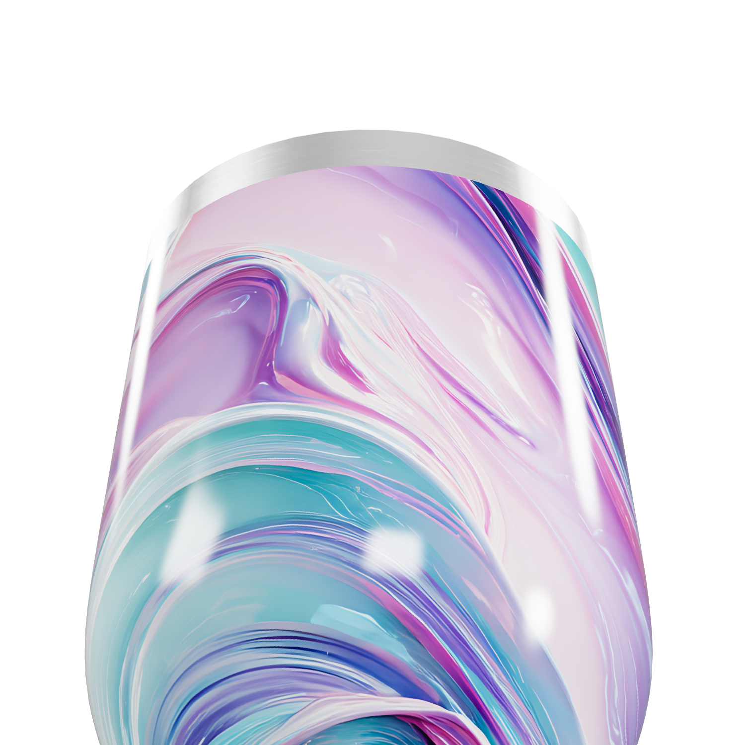 Copo Térmico Slim - Marmorizado Multicolorido