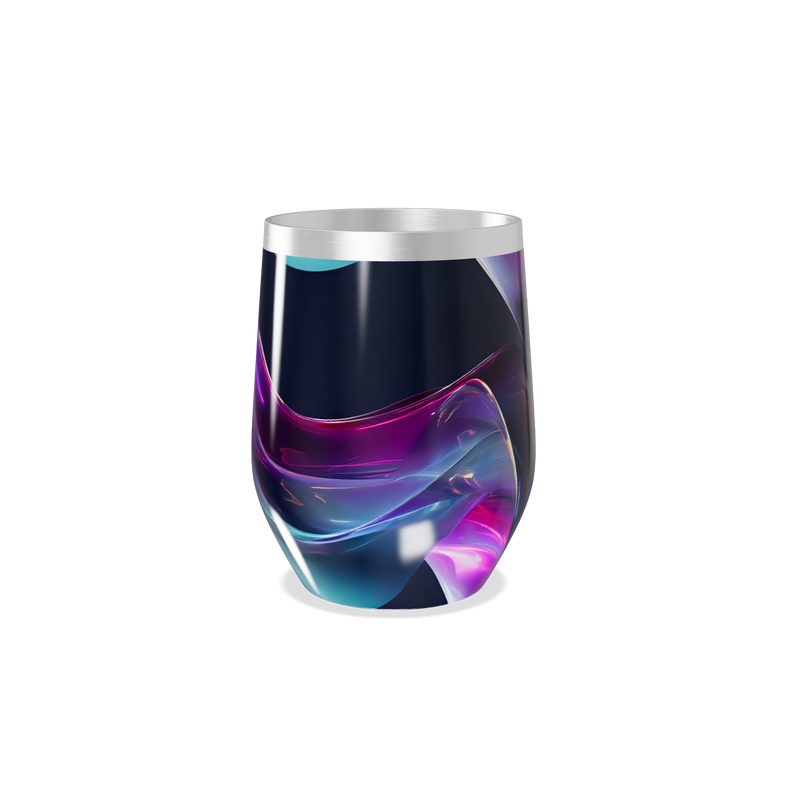 Copo Térmico Slim - Design Neon Inox