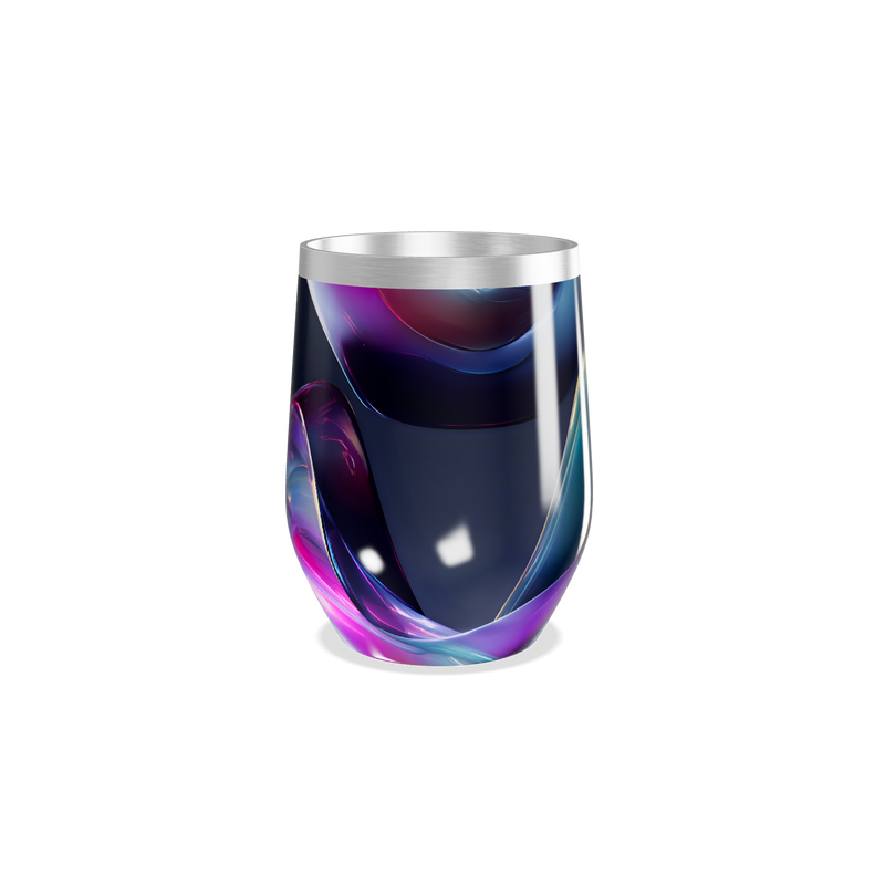 Copo Térmico Slim - Design Neon Inox