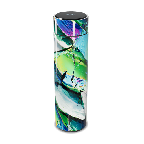 Garrafa Térmica Touch - Design Abstrato Colorido