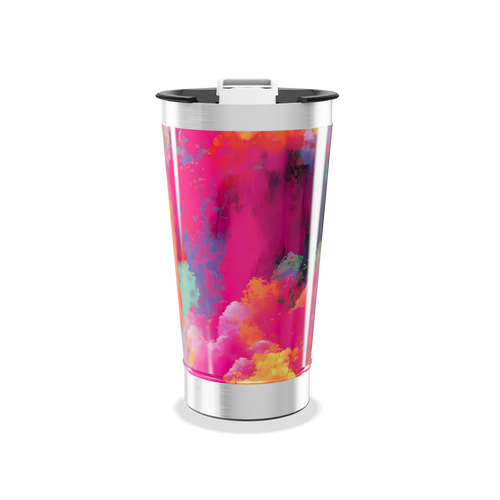 Copo Térmico - Estampa Colorida Aço Inox