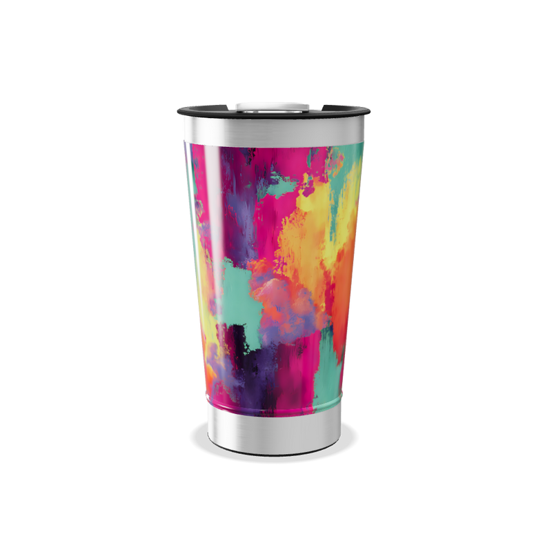 Copo Térmico - Estampa Colorida Aço Inox