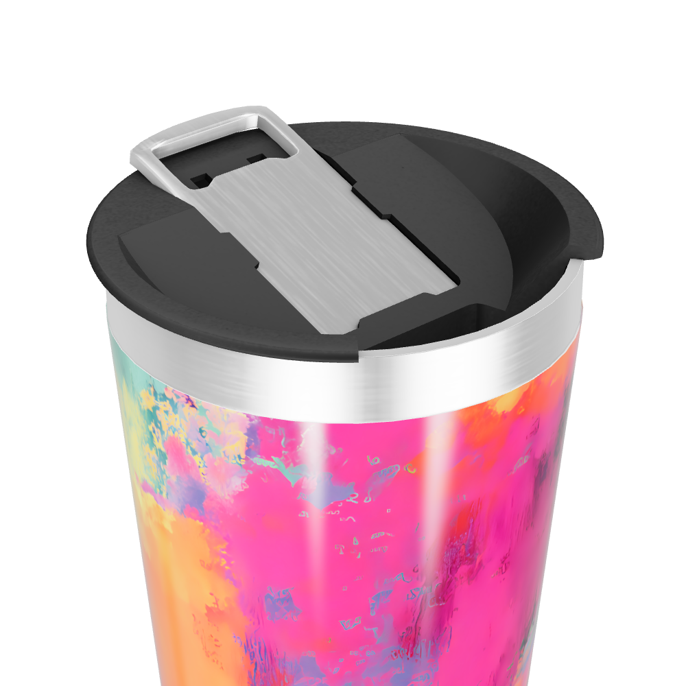 Copo Térmico - Estampa Colorida Aço Inox