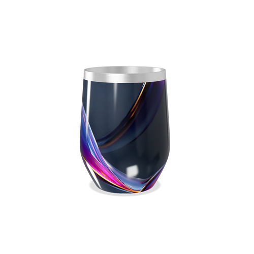 Copo Térmico Slim - Preto com Design Colorido