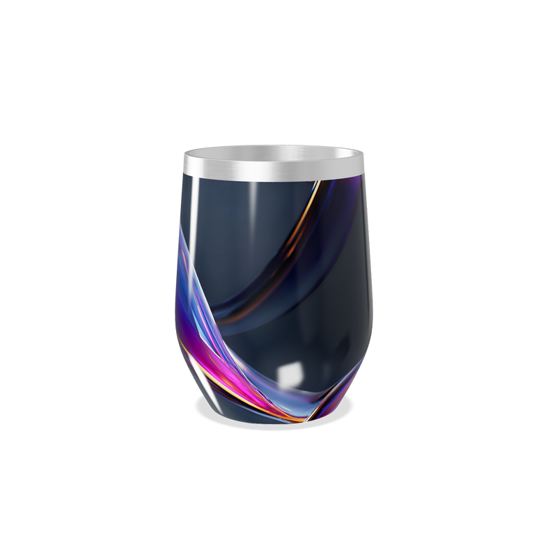 Copo Térmico Slim - Preto com Design Colorido