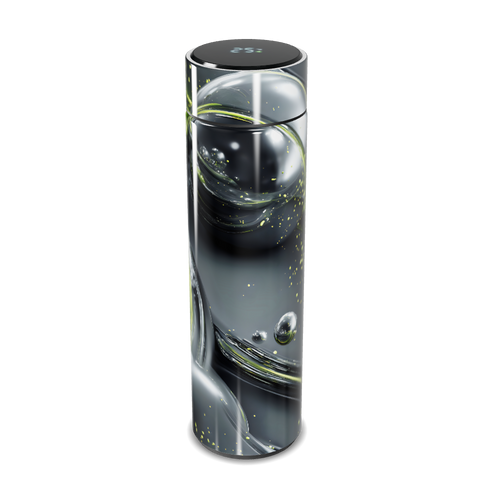 Garrafa Térmica Touch - Estampa Espacial Preta