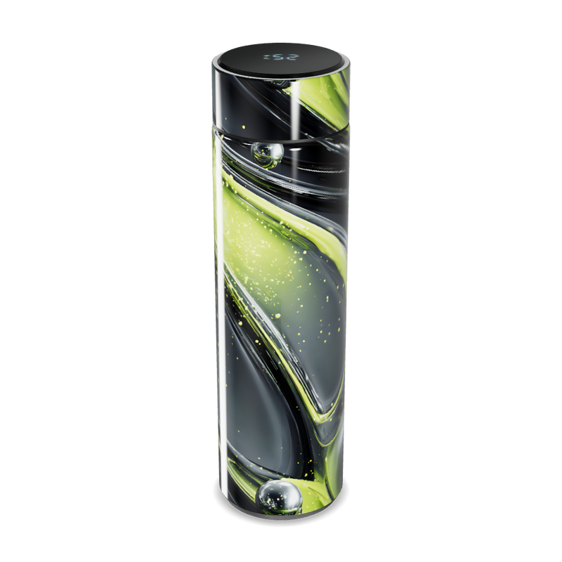 Garrafa Térmica Touch - Estampa Espacial Preta