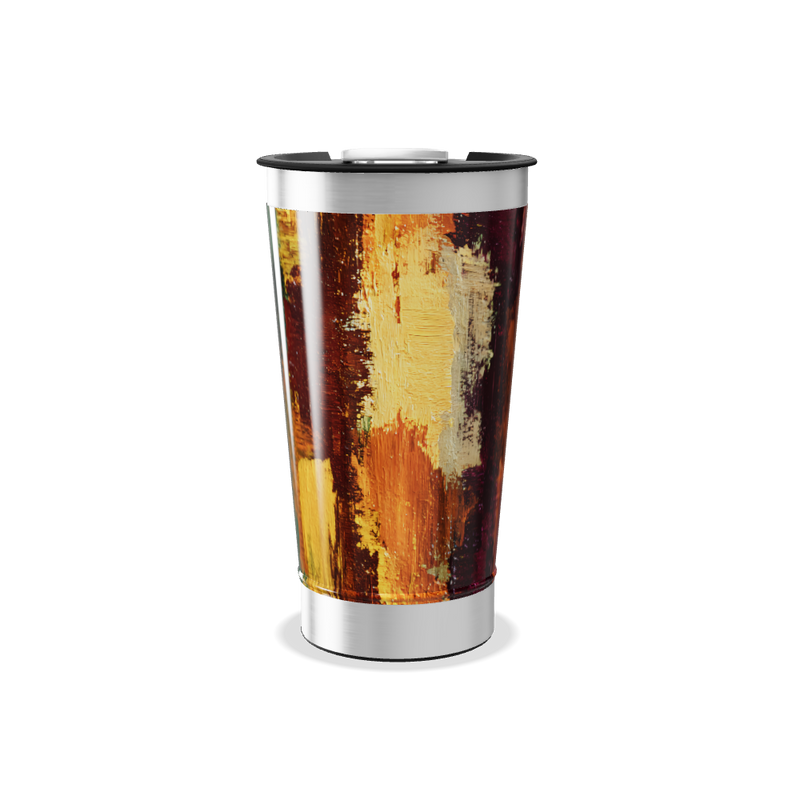 Copo Térmico - Estampa Abstrata Colorida