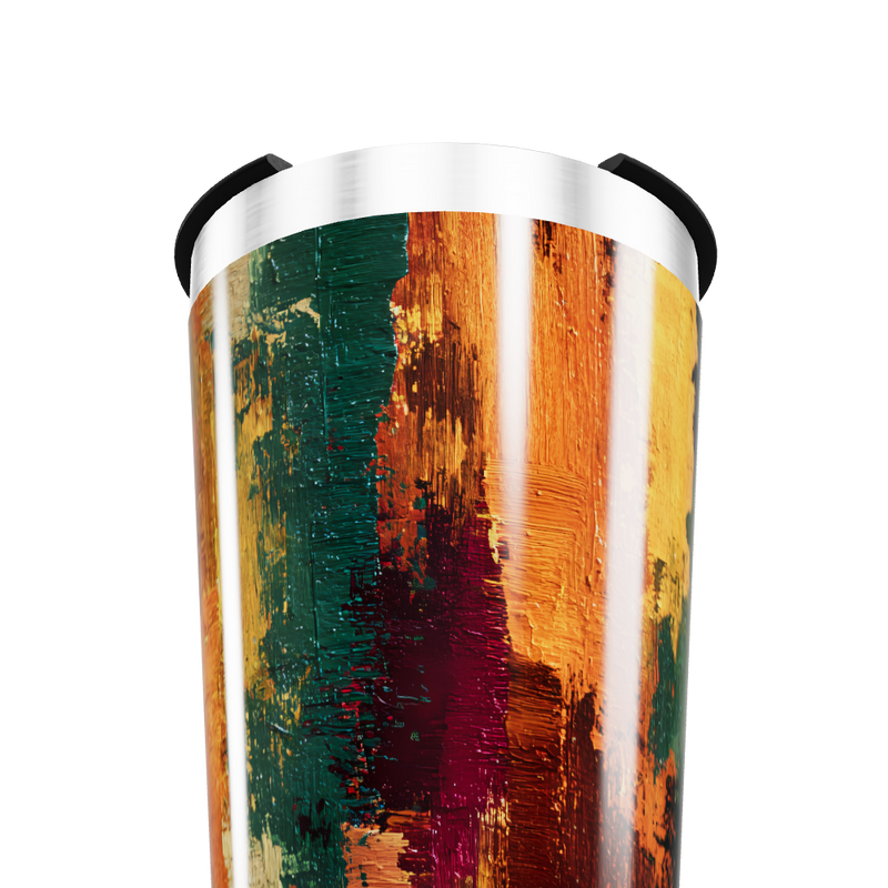 Copo Térmico - Estampa Abstrata Colorida