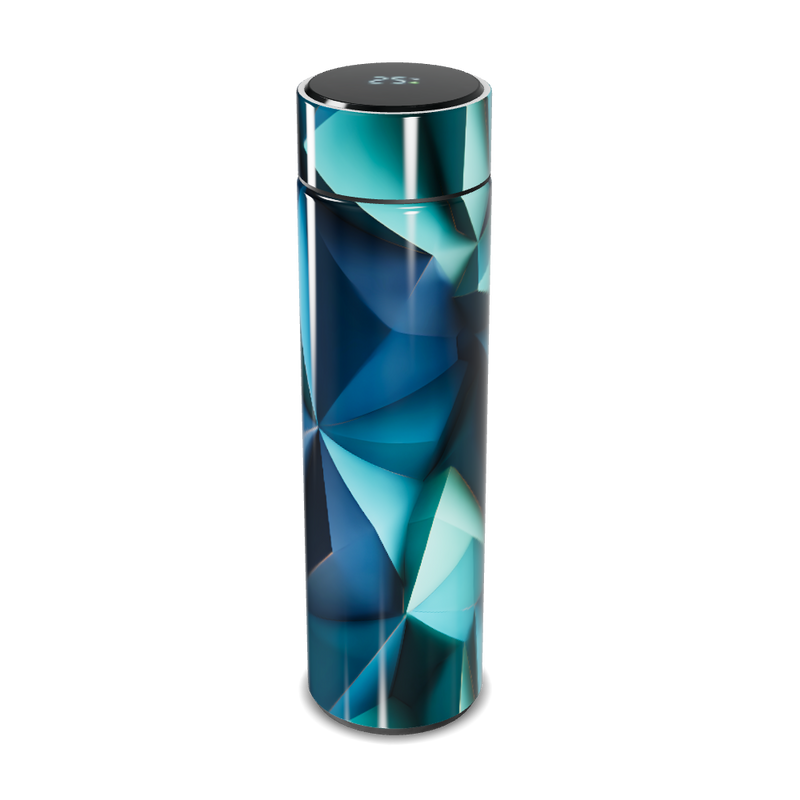 Garrafa Térmica Touch - Geométrica Azul