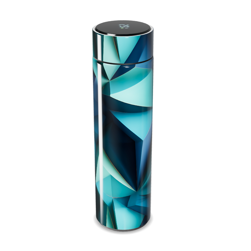 Garrafa Térmica Touch - Geométrica Azul