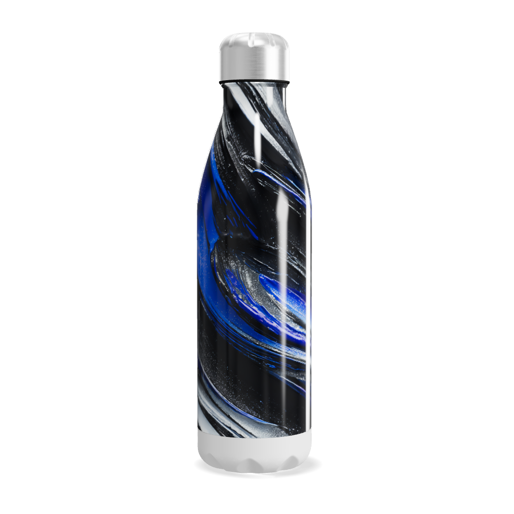 Garrafa Inox Azul Listrada 500ml