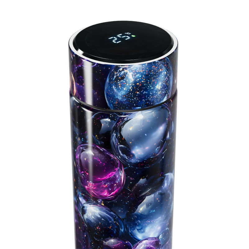 Garrafa Térmica Touch - Estampa Galáxia