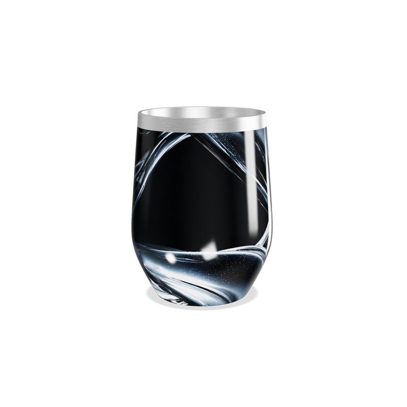 Copo Térmico Slim - Preto Marmorizado Inox