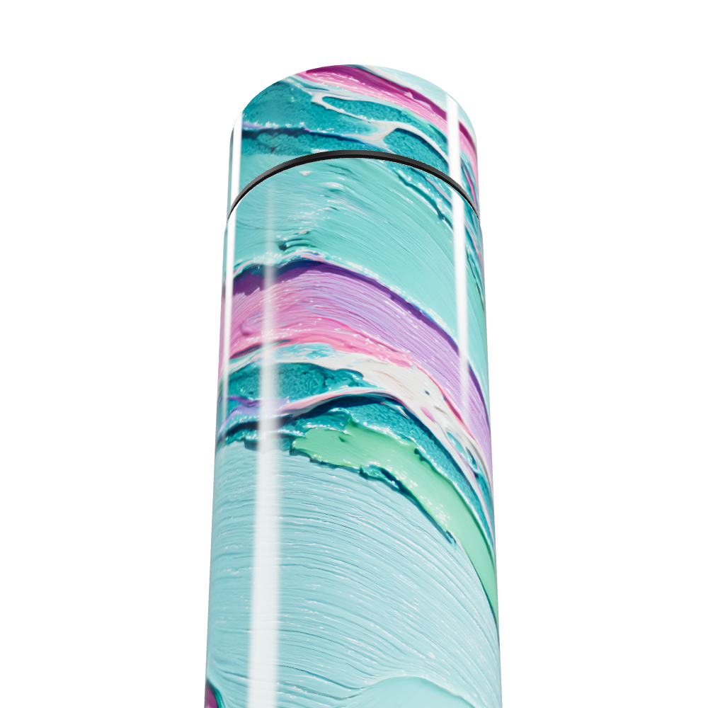 Garrafa Térmica Touch - Estampa Mármore Colorida