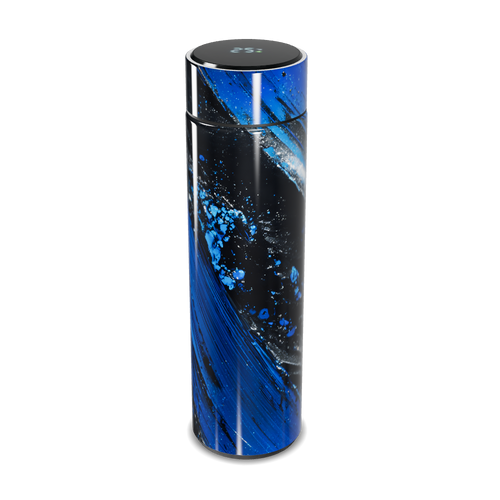 Garrafa Térmica Touch - Azul Preto Abstrato