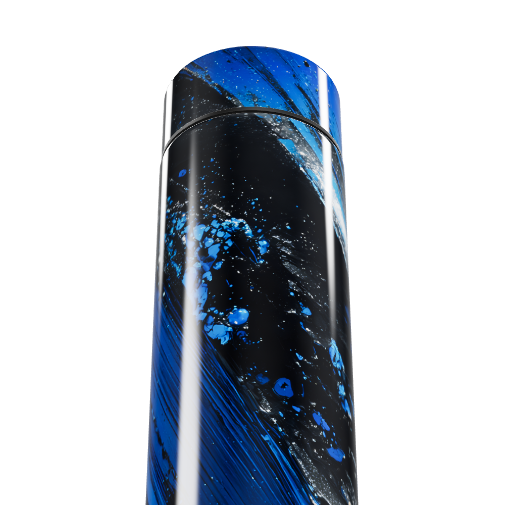 Garrafa Térmica Touch - Azul Preto Abstrato