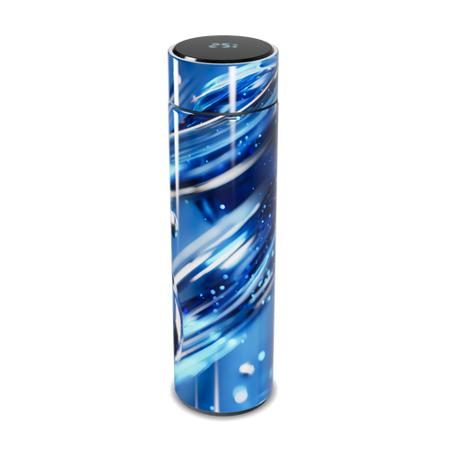 Garrafa Térmica Touch - Azul com Display LED