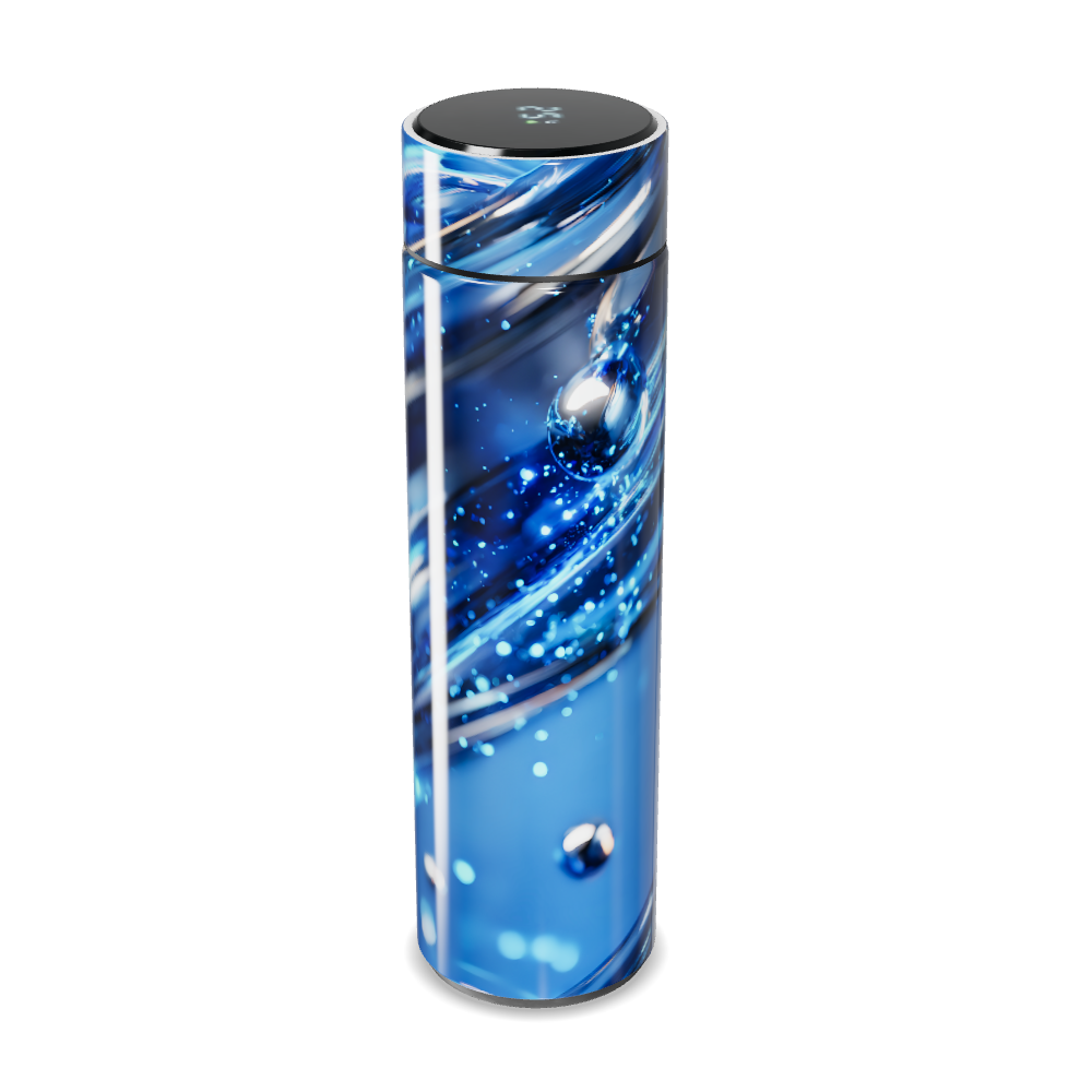 Garrafa Térmica Touch - Azul com Display LED