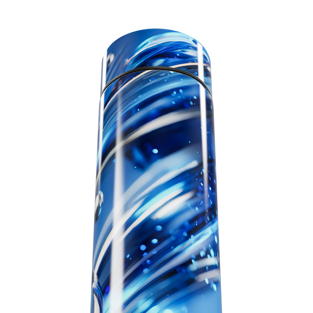 Garrafa Térmica Touch - Azul com Display LED