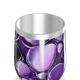 Copo Térmico Slim - Roxo com Estampa Abstrata