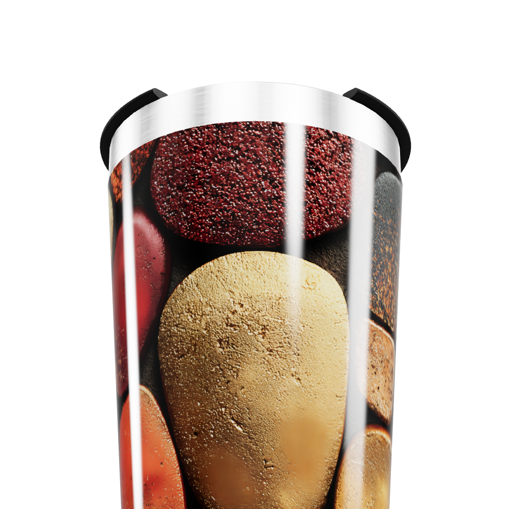 Copo Térmico - Estampa Pedras Coloridas