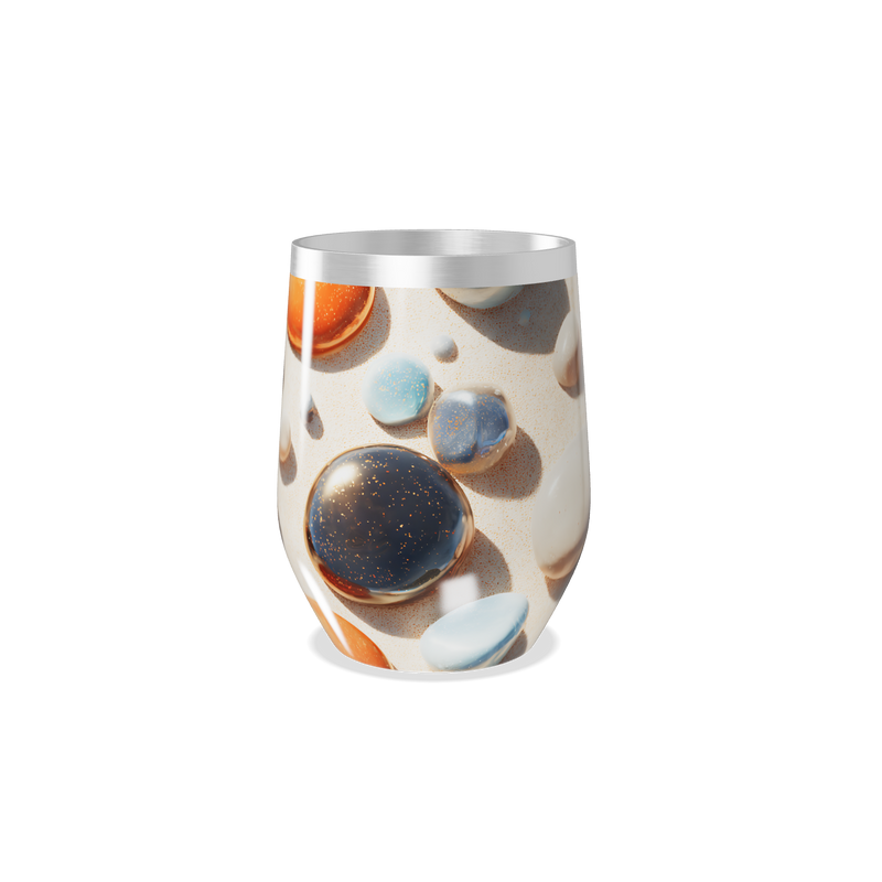 Copo Térmico Slim - Estampa Pedras Coloridas