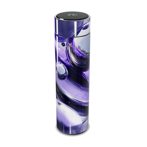 Garrafa Térmica Touch - Roxa com Display Digital