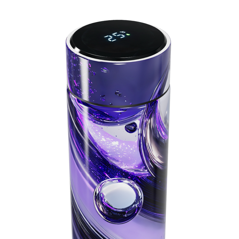 Garrafa Térmica Touch - Roxa com Display Digital