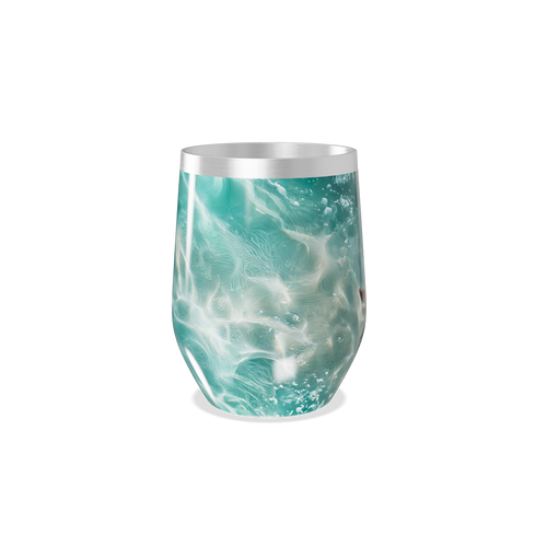 Copo Térmico Slim - Azul Marmorizado Inox