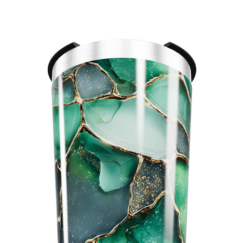 Copo Térmico - Verde Marmorizado
