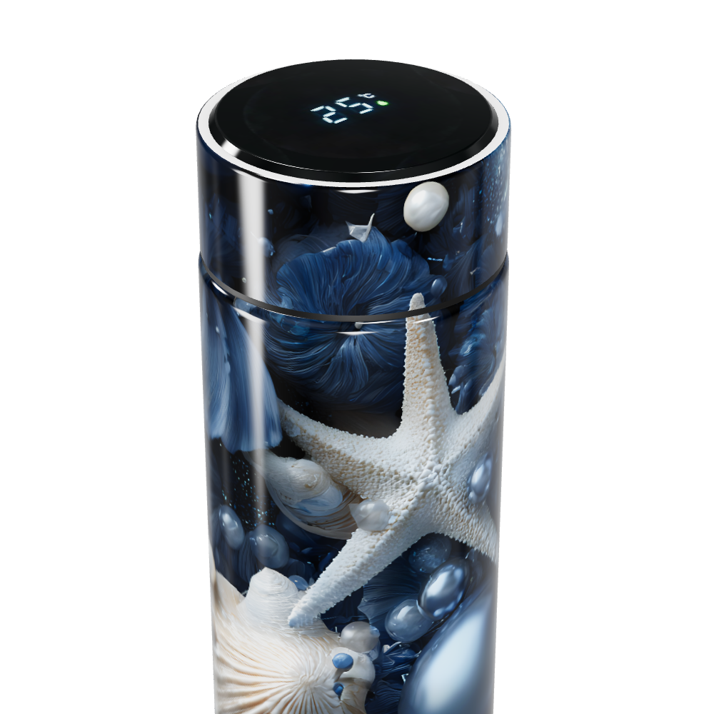 Garrafa Térmica Touch - Marinha Azul Estrelas