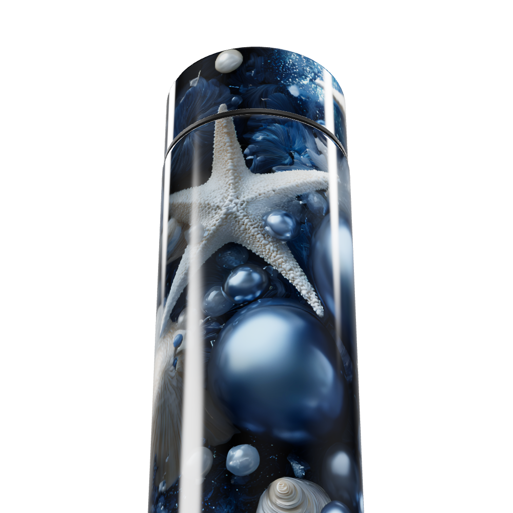 Garrafa Térmica Touch - Marinha Azul Estrelas