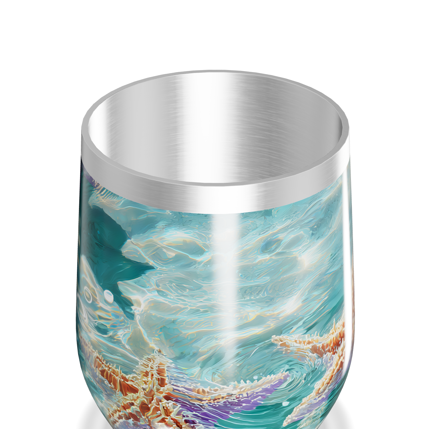 Copo Térmico Slim - Estrelas do Mar Aço Inox