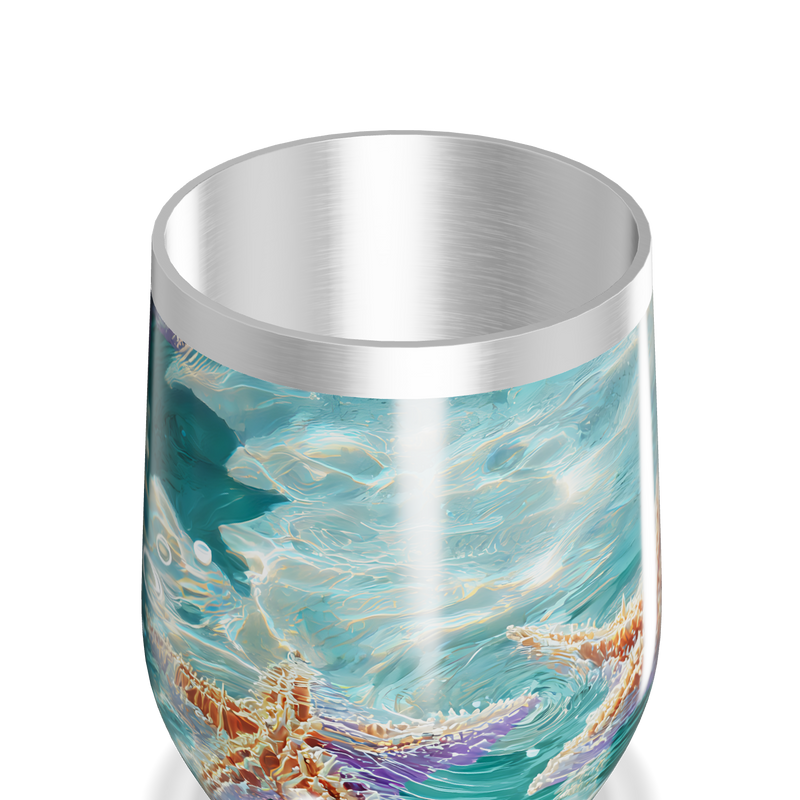 Copo Térmico Slim - Estrelas do Mar Aço Inox