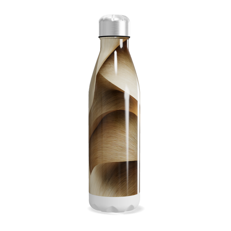 Garrafa Inox - Estampa Madeira 500ml