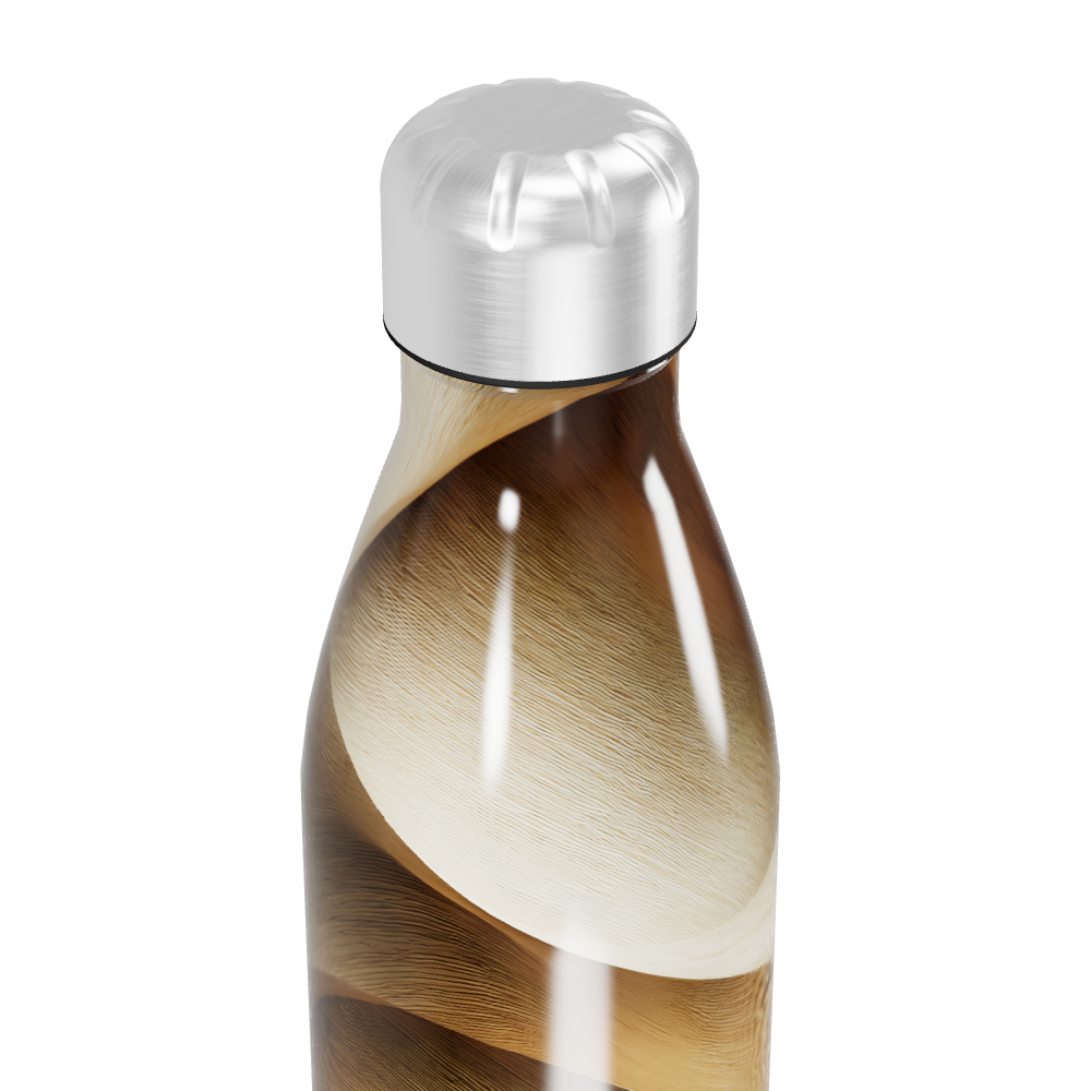 Garrafa Inox - Estampa Madeira 500ml