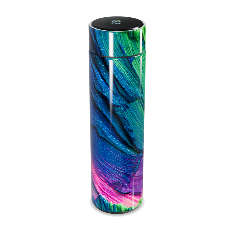 Garrafa Térmica Touch - Multicolorida Abstrata