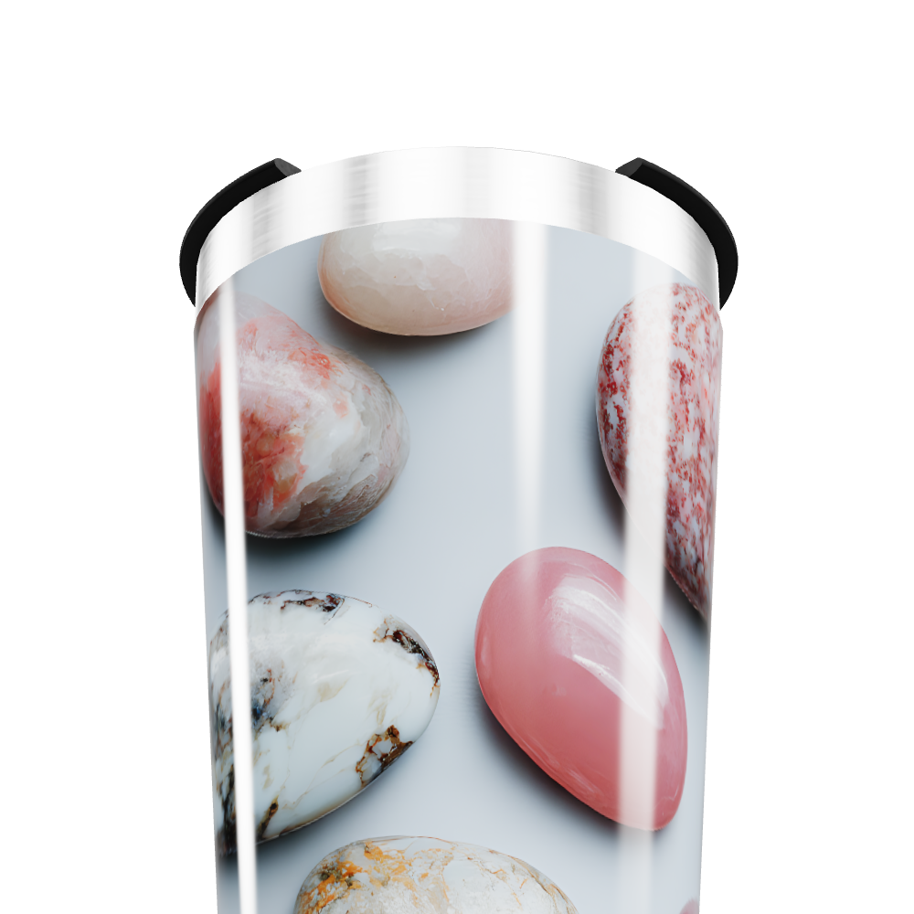 Copo Térmico - Estampa Pedras Coloridas